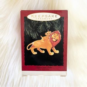 HALLMARK Keepsake Ornament The Lion King Simba & Mufasa